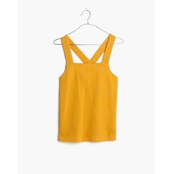 Madewell Apron Cross-Back Tank Top - Picture 4 of 11